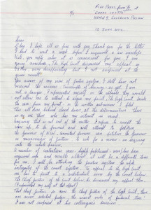 Ivan Milat - BELANGLO FOREST KILLER - Handwritten Letter and Envelope (DECEASED)