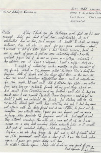 Ivan Milat - BELANGLO FOREST KILLER - Handwritten Letter and Envelope (DECEASED)
