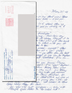 Keith Hunter Jesperson - HAPPY FACE KILLER - Handwritten Letter and Envelope
