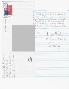 Quincy J. Allen - Handwritten Letter and Envelope