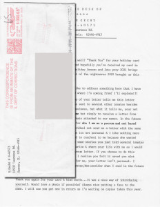 Robin Gecht - CHICAGO RIPPERS - Typed Letter Signed and Envelope