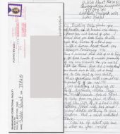 Waldo Grant - Handwritten Letter and Envelope
