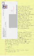 Levi Aron - Murder of Leiby Kletzky - Handwritten Letter and Envelope + Artwork