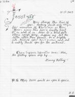 Danny Rolling - The Gainesville Ripper - Handwritten Letter and Envelope