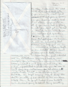 Bruce Mendenhall - Handwritten Letter and Envelope