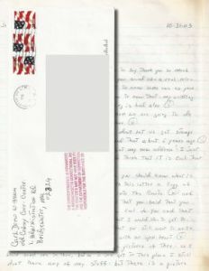 Carl Drew - THE FALL RIVER CULT KILLER - Handwritten Letter and Envelope