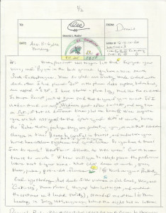 Dennis Rader - BTK KILLER - Handwritten Letter and Envelope + Butterfly Artwork