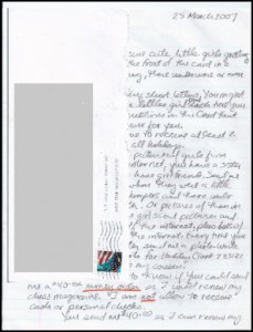 Hadden Clark handwritten letter and envelope