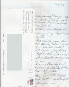 John Balentine - Handwritten Letter and Envelope