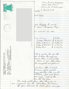 Jerry Brudos - THE LUST KILLER - Handwritten Letter and Envelope - Signed in FULL