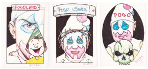 Jeremy Jones - Handmade 'Pogo the Clown' Greeting Cards (3)