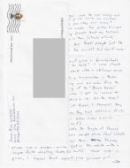 James P. Riva - Handwritten Letter and Envelope