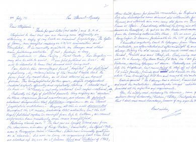 Ian Brady (Moors Murders) handwritten letter+envelope *FULL SIGNATURE*