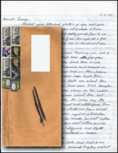 Phillip Jablonski handwritten letter and envelope set