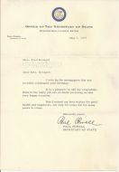 Paul Powell - Corrupt Politician - Typed Letter and Envelope from 1969