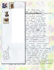 Richard Ramirez - THE NIGHT STALKER - Handwritten Letter and Envelope + Two Drawings + Sex Questions