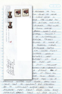Richard Ramirez - THE NIGHT STALKER - Handwritten Letter and Envelope + Drawing + Poem