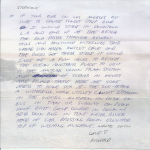 Richard Ramirez - Handwritten Letter (DISCOUNTED - NO ENVELOPE)