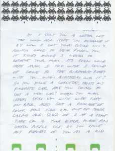 Richard Ramirez - THE NIGHT STALKER - Handwritten Letter and Envelope + Drawing