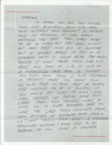 Richard Ramirez - Handwritten Letter and Envelope + Two Drawings and a Signed Paper Photo