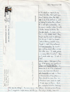 Roy L. Norris - Handwritten Letter and Envelope