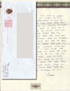Richard Ramirez - THE NIGHT STALKER - Handwritten Letter and Envelope (2003)