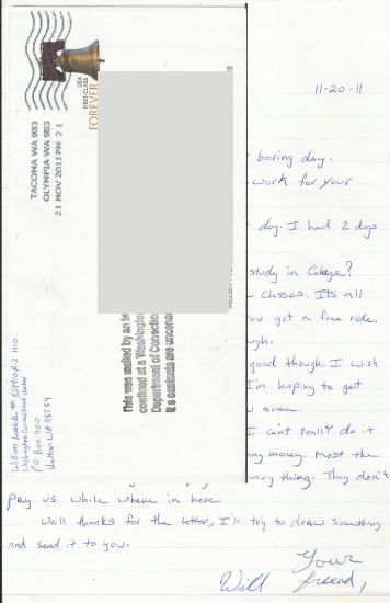 William Lembcke - Handwritten Letter and Envelope